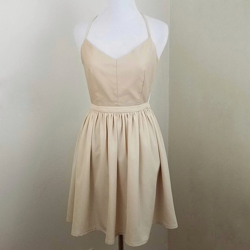 Blaque Label Backless Fit and Flare Dress
